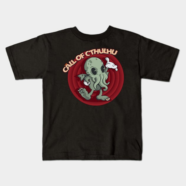 Call of Cthulhu Folks Kids T-Shirt by FairyTees